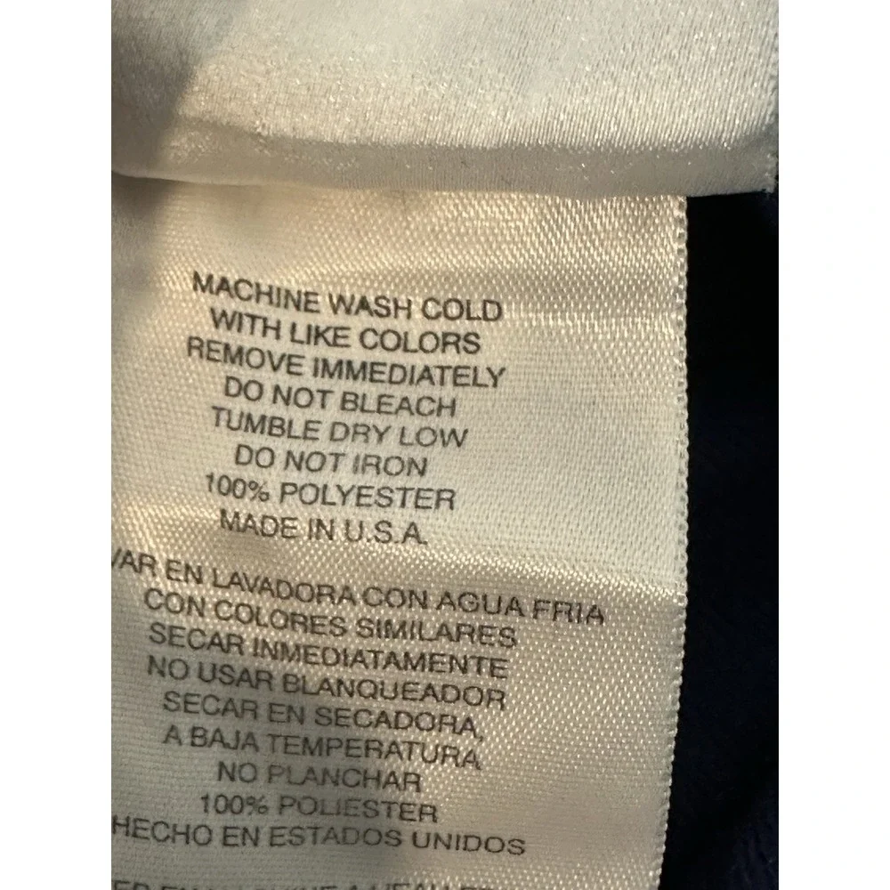 Vtg 90 Adidas Track Pants‎ Navy Mens M Jersey Tear Away Side Snaps 27x29 USA